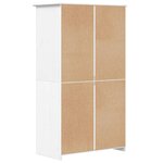 vidaXL Garde-robe BODO blanc 99x53 5x173 cm bois massif de pin