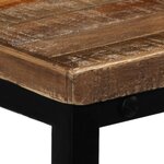 vidaXL Table console Teck recyclé massif 90 x 30 x 76 cm