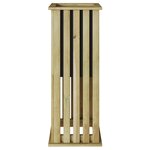 vidaXL Jardinier avec doublure 33 x 33 x 85 cm  en pin imprégné.
