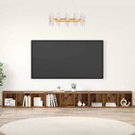vidaXL Meuble TV 3 Pièces Bois ancien 37 x 35 x 107.5 cm Bois stratifié