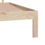vidaXL Cadre de lit sans matelas bois massif de pin 160x200 cm