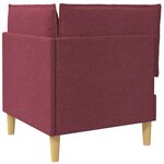 vidaXL Sofa avec rangement Tissu