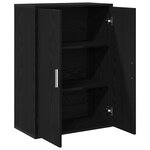 vidaXL Buffet Chêne Noir 60x31x84 cm Bois de Placage