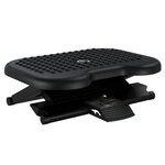 vidaXL Repose-pieds Noir 46x34 5x11 cm