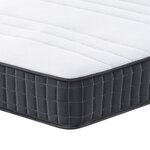 vidaXL Matelas à ressorts bonnell moyen 100x200 cm