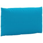 vidaXL Coussins de palette lot de 3 bleu clair tissu oxford