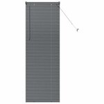 vidaXL Store de Fenêtre Gris foncé 80 x 130 cm Aluminium