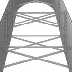 vidaXL Lit surélevé de jardin Acier galvanisé Anthracite