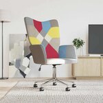 vidaXL Chaise de relaxation Patchwork Tissu