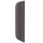 vidaXL Oreilles de tête de lit 2 Pièces Gris 40 x 16 x 5 cm Faux cuir