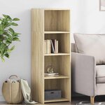 vidaXL Buffet chêne sonoma 40x41x124 cm bois d'ingénierie