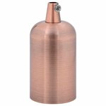 vidaXL Douilles de lampe 2 Pièces bronze rouge E27