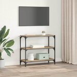 vidaXL Bibliothèque Chêne artisanal 80 x 33 x 70 5 cm