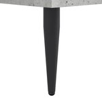 vidaXL Cadre de lit sans matelas gris béton 90x200 cm