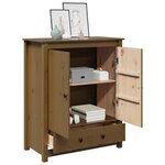 vidaXL Buffet Marron miel 83x41 5x100 cm Bois massif de pin
