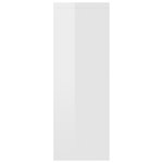 vidaXL Étagère murale Blanc brillant 45 1x16x45 1 cm Bois d’ingénierie