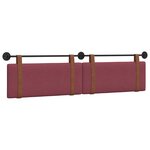 vidaXL Tête de lit suspendue Bordeaux PU antique