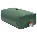 vidaXL Réservoir d'eau avec robinet pliable 1500 L PVC