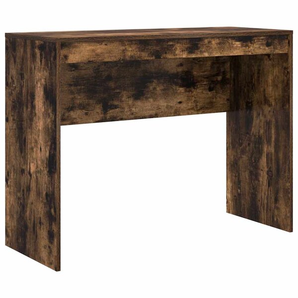 vidaXL Bureau Autre Chêne fumé 100 x 40 x 76 cm Bois d'ingénierie