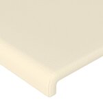 vidaXL Cadre de lit sans matelas crème 80x200 cm similicuir