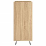 vidaXL Armoire à disques chêne sonoma 84 5x38x89 cm bois d'ingénierie
