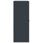vidaXL Classeur anthracite 90x40x105 cm acier