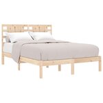 vidaXL Cadre de lit sans matelas 120x200 cm bois de pin massif