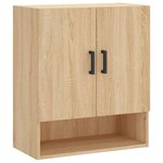 vidaXL Armoire murale chêne sonoma 60x31x70 cm bois d'ingénierie