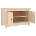 vidaXL Armoire à chaussures 70x38x45 5 cm Bois de pin massif