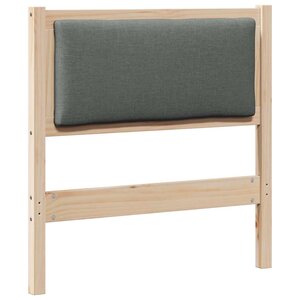 vidaXL Tête de lit Autre Marron 80 cm Bois massif en pin