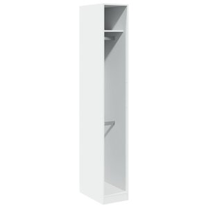 vidaXL Garde-robe Blanc 30x50x200 cm Bois d'ingénierie