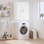 vidaXL Armoire murale blanc 69 5x34x90 cm bois d'ingénierie