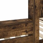 vidaXL Lit Superposé pour Enfants Chêne fumé 90 x 190 cm