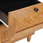 vidaXL Buffet avec tiroir Marron clair 33 5 x 40 x 75 cm