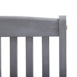 vidaXL Chaises pliables d'extérieur lot de 4 et coussins Bois d'acacia