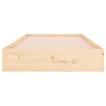 vidaXL Cadre de lit sans matelas bois massif 90x200 cm