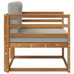 vidaXL Sofa de milieu extérieur Naturel