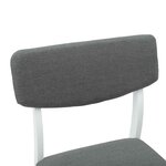 vidaXL Chaises de salle à manger 2 Pièces Blanc 48 x 49 x 95 cm