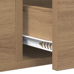 vidaXL Table console Other chêne artisanal 100 x 34.5 x 75 cm