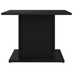 vidaXL Table basse noir 55 5x55 5x40 cm bois d'ingénierie
