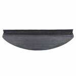 vidaXL Tapis d'escalier auto-adhésifs 10 Pièces noir 65x22 5x3 5 cm