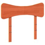 vidaXL Cadre de lit sans matelas cire marron 75x190 cm bois pin massif