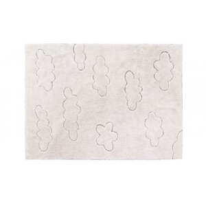 Tapis coton lavable RugCycled nuages - 140 x 200 cm
