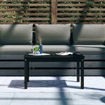 vidaXL Table de jardin noir 82 5x50 5x45 cm bois massif de pin