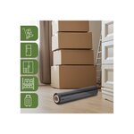 Pack and Move - Lot 6 rouleaux film étirable - 300 m - Noir - Film déménagement Film emballage Film palette Film protection
