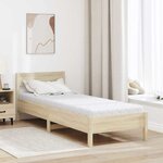 vidaXL Matelas avec Couche de Coco Blanc 160 x 80 cm Mousse PU