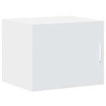 vidaXL Armoire de rangement mince blanc 50x42 5x225 cm
