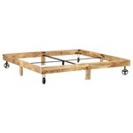vidaXL Cadre de lit Bois massif de manguier 200 x 200 cm