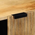 vidaXL Buffet marron 90x33x75 cm bois massif de manguier