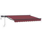 vidaXL Cadre de store manuel avec LEDs 3 x 2 5 m